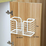 Bathroom Hair Styling Tools Organizer Basket for Hair Dryer, Flat Iron, Curling Wand