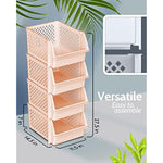 Plastic Stackable Storage Bins for Food