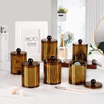 Dispenser Apothecary Jars Bathroom Set with Labels
