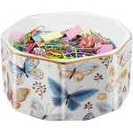 Gold Line Paper Clip Dispenser Organizer for Desk