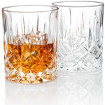 Hotel Astor Mens Bar Crystal Whiskey Glass 2 Piece Set