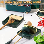 Spoon Rest With Lid Holder For Stove Top