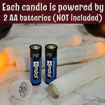 Halloween Decorations Floating LED Candles with Remote Control