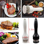 2 Pack Meat Tenderizer Tool Profession Kitchen Gadgets Jacquard For Tenderizing And Cooking Bbq