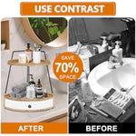 Corner Storage Shelf Counter Standing Rack for Bathroom