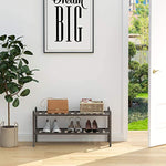 Bamboo Stackable Shoe Shelf Storage Organizer