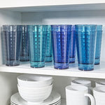 Splash 18 Ounce Plastic Stackable Water Tumblers