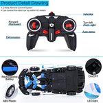 Remote Control Transforming Robot Cars For Kids 8 13 Year Old