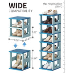 Plastic Shoes Storage Cabinet DIY Cube Organizer