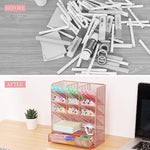 Pencil Holder with 10 Compartments and 1 Drawer