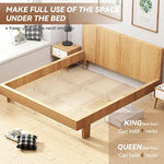 Under Bed Shoe Storage Organizer Drawer With Weels