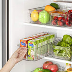 Clear Plastic Bins For Fridge, Freezer & Kitchen