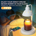 Warming Lamp with Timer Dimmer & USB Port