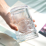 6 Pack 12 Oz Romantic Water Glasses Premium Drinking Glasses Tumblers
