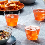 Comfy Package Clear Hard Plastic Cups Tumblers