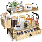 2 Tier Kitchen Counter Shelf Organizer