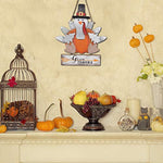 Wooden Indoor Tabletop Turkey Decor for Thanksgiving