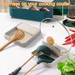 Spoon Rest With Lid Holder For Stove Top