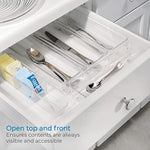 Plastic Packet Organizer Kitchen Storage Containers for Sugar, Salt, Pepper, Sweeteners & Tea Bags