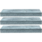 Rustic Engineered Wood Coastal Beach Style Hanging Rectangle Wall Shelves For Home Decor