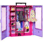 Ultimate Closet With Barbie 3 Clothes Outfits Fashion Accessories Including 6 Hangers