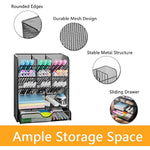 Pencil Holder with 10 Compartments and 1 Drawer