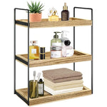 Corner Storage Shelf Counter Standing Rack for Bathroom