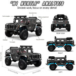 Rc Crawler For Boys With Full Metal Chassis Rc Cars For Outdoor Sand