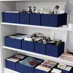 Set Of 12 Closet Organizer and Storage Divider Baskets For Clothes