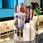 DIY Detachable Spinning Cosmetic Makeup Caddy Storage