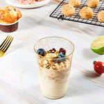 12Oz Champagne Gold Plastic Cups 100 Pcs