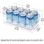 Clear Plastic Bins For Fridge, Freezer & Kitchen