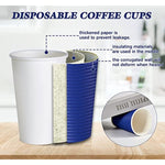 80 Pack Three Layer Insulated Coffee Cups With Lid And Straws For Parties Picnic And Travel