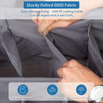 Large Deep Pockets Door Shoe Rack with 3 Hooks