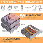 Fabric Foldable Dresser Closet Organizers