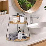 Corner Storage Shelf Counter Standing Rack for Bathroom