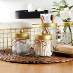 Mason Jar Decor Bathroom Vanity Storage Organizer Canister