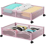 Under Bed Shoe Storage Organizer Drawer With Weels