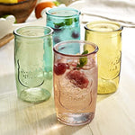 Ice Cold Drinking Glasses Set Of 4 20 Oz Vintage Drinking Glasses
