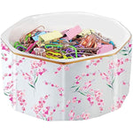 Gold Line Paper Clip Dispenser Organizer for Desk