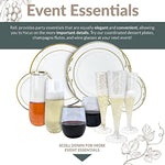 100 Bulk Pack Silver Glitter Plastic Champagne Flutes 4 5 Oz