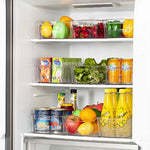 Clear Plastic Bins For Fridge, Freezer & Kitchen