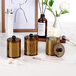 Dispenser Apothecary Jars Bathroom Set with Labels