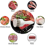 2 Pack Meat Tenderizer Tool Profession Kitchen Gadgets Jacquard For Tenderizing And Cooking Bbq