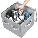 Shoe Organizer Closet Storage Solution with Clear Cover