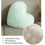 Valentines Day Gifts Faux Fur Heart Pillow
