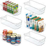 Clear Plastic Bins For Fridge, Freezer & Kitchen