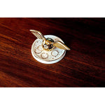 Harry Potter Golden Snitch Ceramic Trinket Tray Quidditch Themed Gold Decor Accents