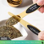 Measuring Cups Spoons Set Fits In Spice Jar