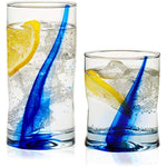 Blue Ribbon Impressions 16 Piece Tumbler And Rocks Glass Set